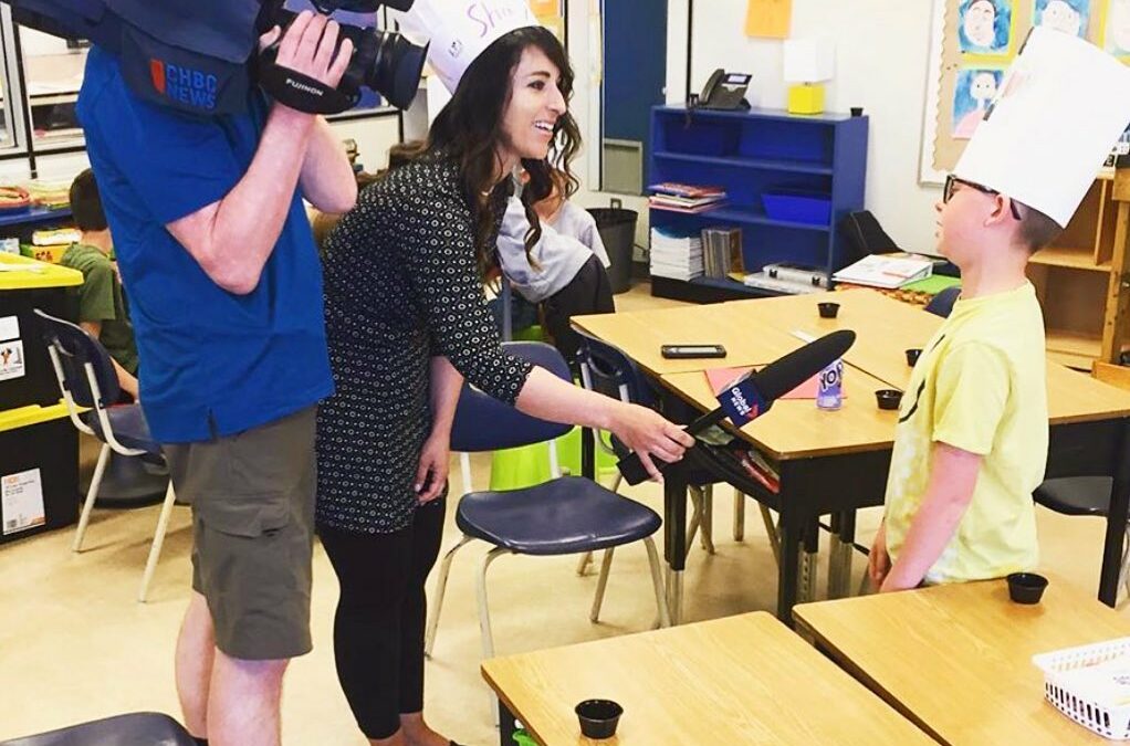 Global News visits Chefs in the Classroom!